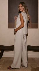 Zahira Vest Top Oat
