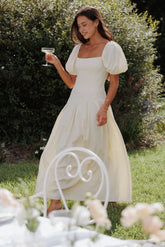 Kinlee Maxi Dress Butter Yellow