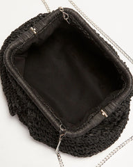Poolside Straw Pouch Clutch
