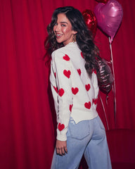 Lovers Lane Graphic Heart Sweater