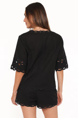 Brydie Short Set Black