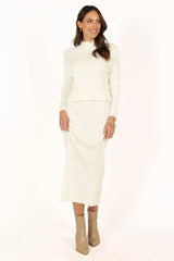 Payton Knitted Set White