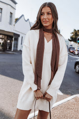 Sancia Knit Mini Dress Cream