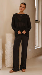 Lakoa Knit Top Black
