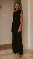 Zahira Pants Black