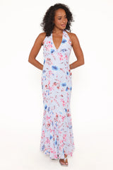 Lavie Maxi Dress Blue Floral