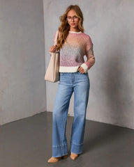 New Mood Multi Color Knit Sweater