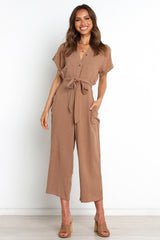 Archie Jumpsuit Mocha