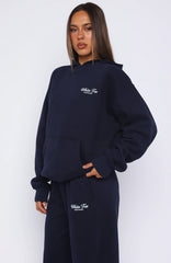 Verano Sixteen Lilia Oversized Hoodie Navy