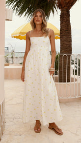 Bronnie Maxi Dress Limone