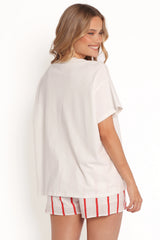 Aperitivo Tee Set White Red Aperitivo