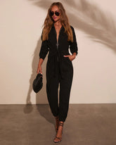 Rinko Tie Waist Jumpsuit