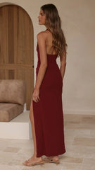 Jessica Maxi Dress Wine