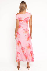 Talyne Maxi Dress Pink Floral