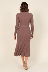 Reigan Dress Mocha