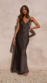 Ziah Maxi Dress Espresso