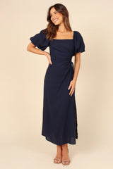 Chloe Cut Out Dress Navy