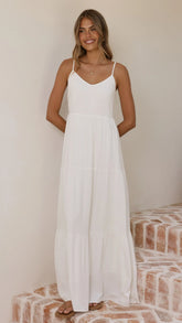 Shelley Maxi Dress White