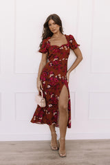 Kirby Midi Dress Vintage Garden