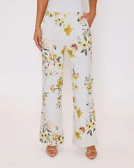 Honey Morning Floral Print Pants