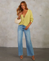 Ellison Stretch Mid Rise Wide Leg Jeans