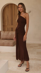 Kourt Maxi Dress Chocolate