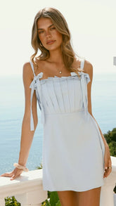 Kolani Mini Dress Baby Blue