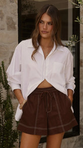 Zinna Shorts Chocolate