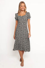 Franklin Dress Black Floral