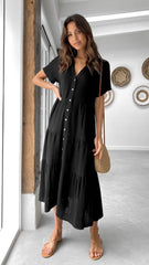 Kimberly Midi Dress Black
