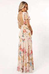 Viola Maxi Dress Sand Pink