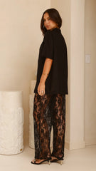 Baxter Pant Black Lace