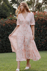 Kelda Dress Rose Pink Floral