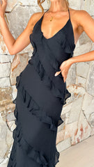 Sophia Maxi Dress Black