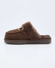 Toasted Oat Suede Horsebit Loafers