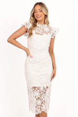Becca Midi Dress White