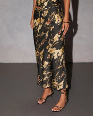 Lorei Drawstring Maxi Skirt