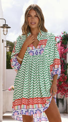 Boheme Mini Dress Ziggy Print
