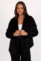 Lopez Faux Sherling Jacket Black
