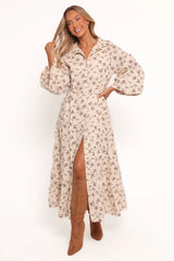 Lincoln Long Sleeve Maxi Dress Floral