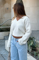 Brooklyn City Knit Sweater Light Oat