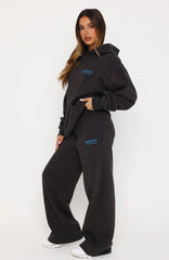 Studio 17 Tallulah Wide Leg Sweatpants Charcoal