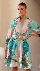 Macy Mini Dress Willow Print