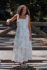 Aurelia Maxi Dress Purple Floral