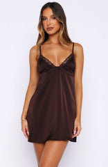 Whisper Of Love Nightie Chocolate