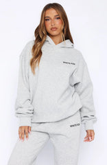 Core Classic Oversized Hoodie Dark Grey Marle