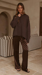 Jase Knit Chocolate