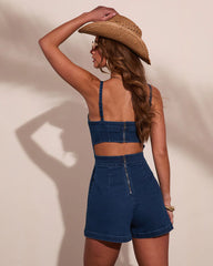Trendsetter Denim Romper