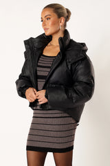 Tania Puffer Jacket Black
