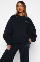 Test Drive Oversized Sweater Dark Navy